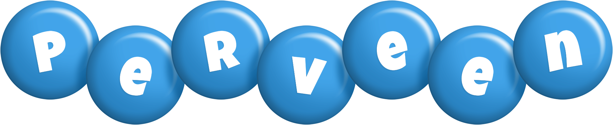 Perveen candy-blue logo