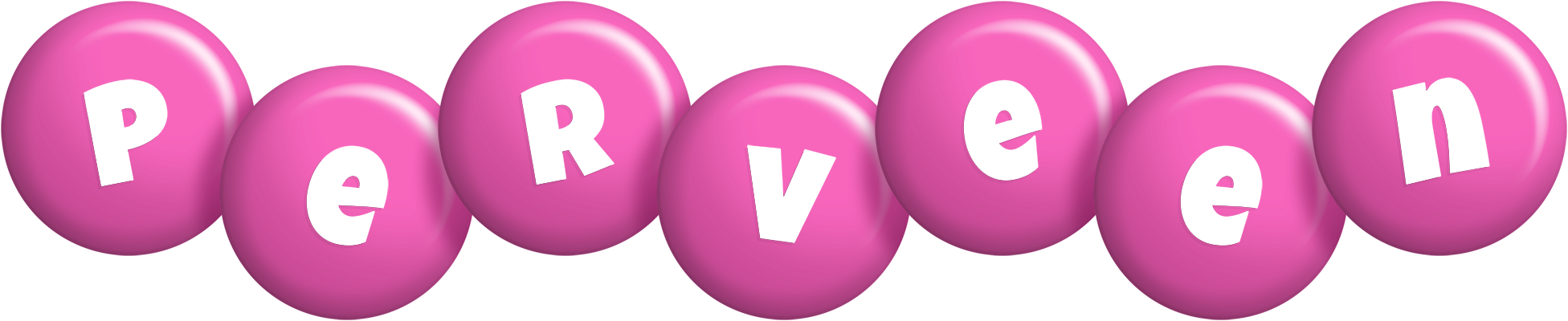 Perveen candy-pink logo