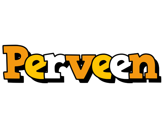 Perveen cartoon logo
