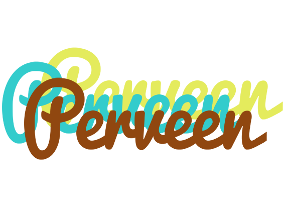 Perveen cupcake logo