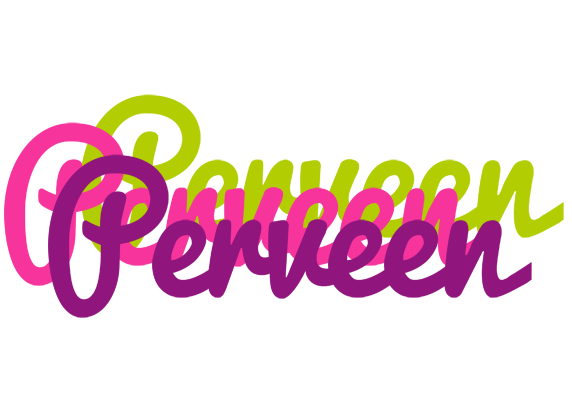 Perveen flowers logo