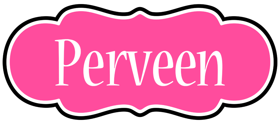 Perveen invitation logo