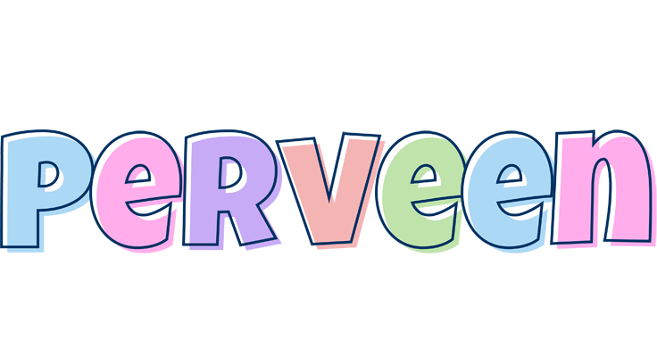 Perveen pastel logo