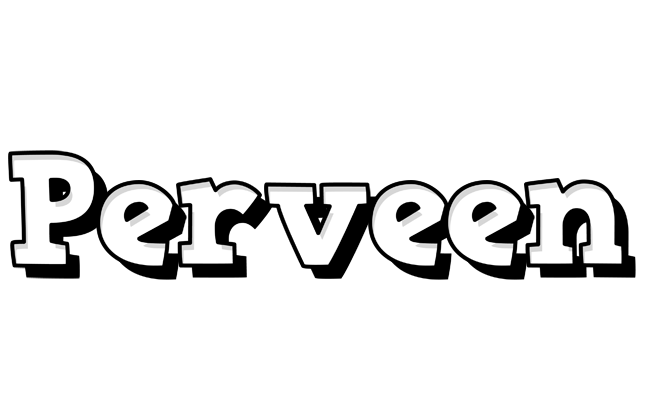 Perveen snowing logo