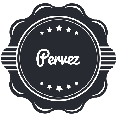 Pervez badge logo