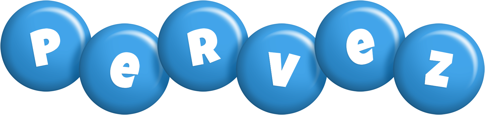 Pervez candy-blue logo