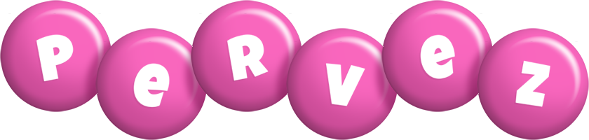 Pervez candy-pink logo