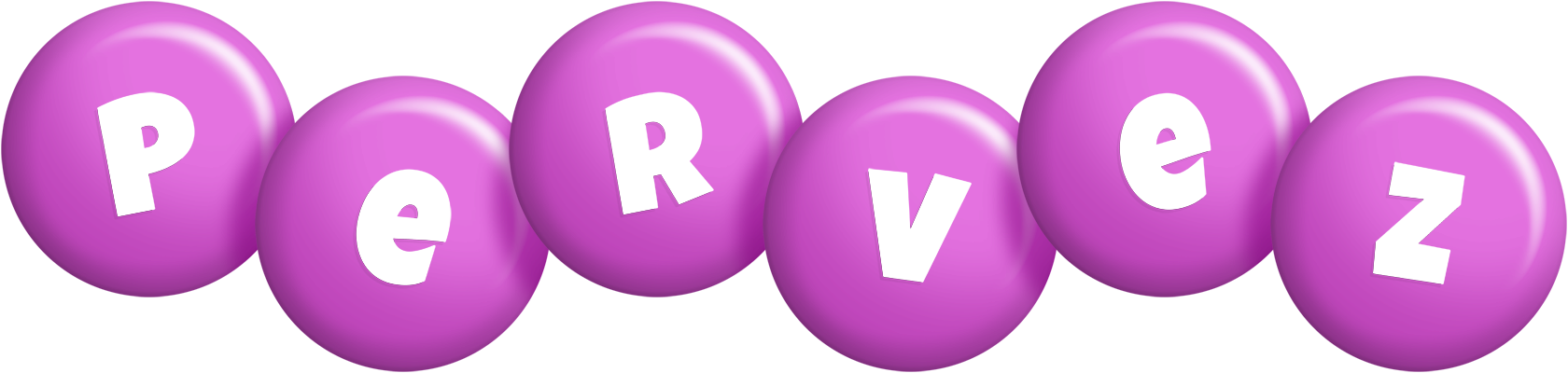 Pervez candy-purple logo
