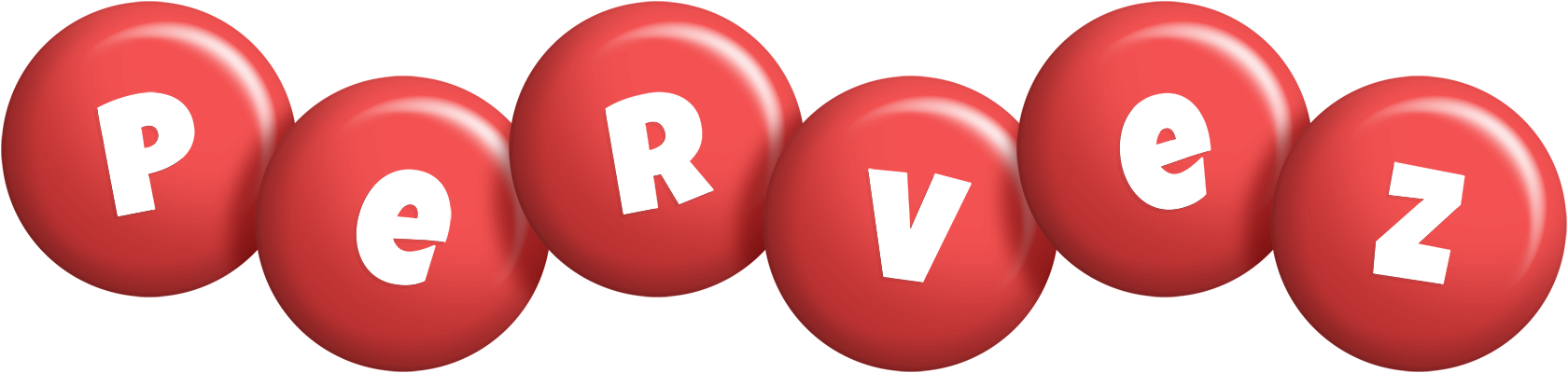 Pervez candy-red logo