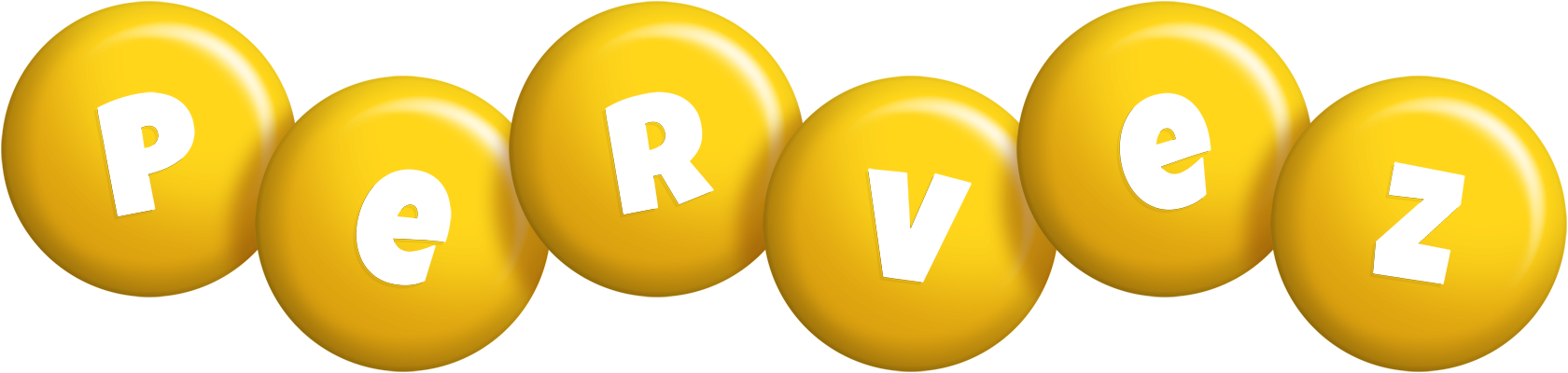 Pervez candy-yellow logo