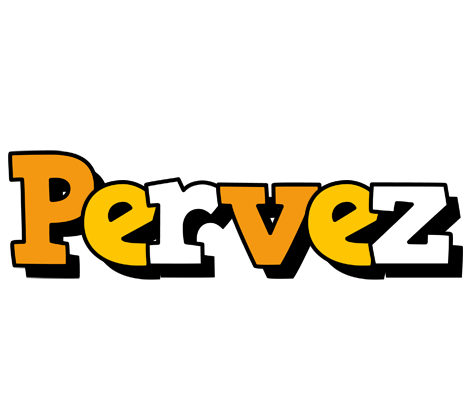 Pervez cartoon logo