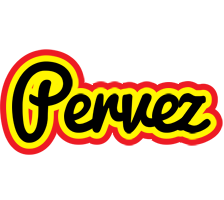Pervez flaming logo