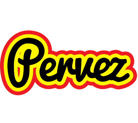 Pervez flaming logo