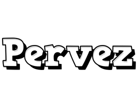 Pervez snowing logo