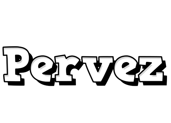 Pervez snowing logo