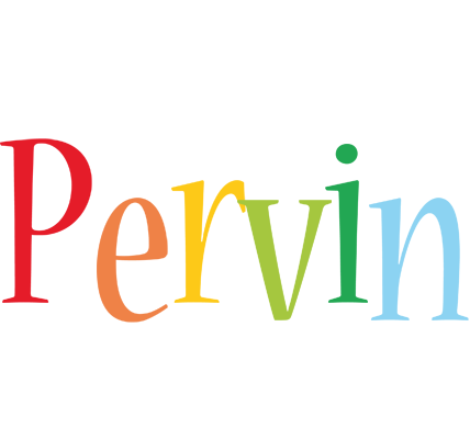 Pervin birthday logo