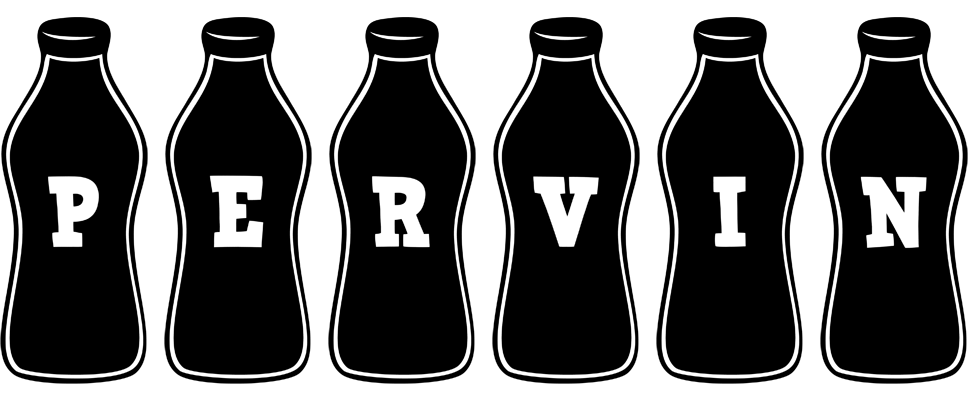 Pervin bottle logo