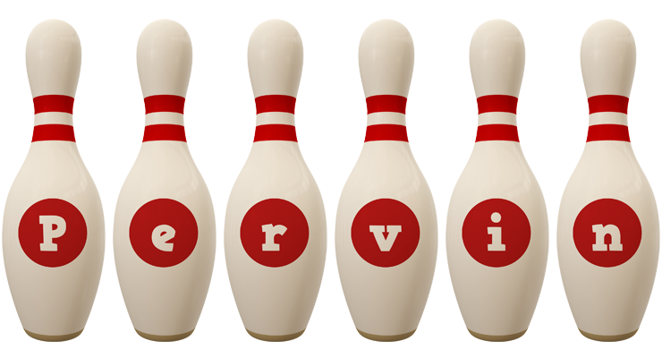 Pervin bowling-pin logo
