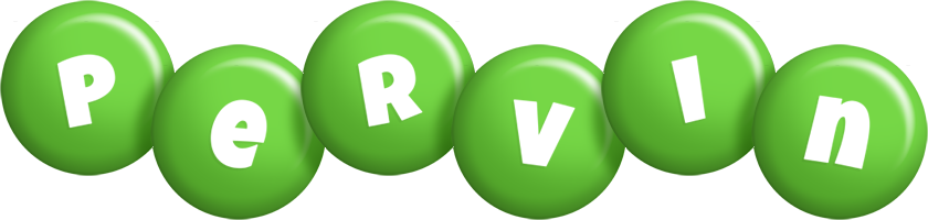 Pervin candy-green logo