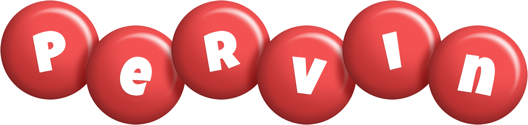 Pervin candy-red logo