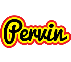 Pervin flaming logo