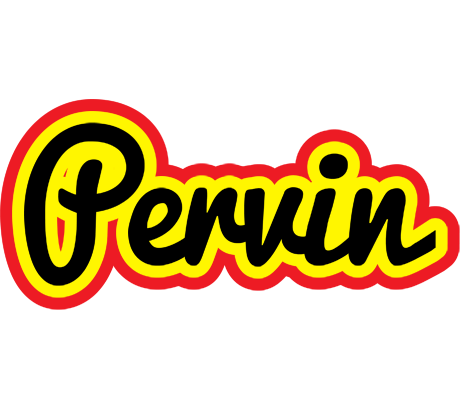 Pervin flaming logo