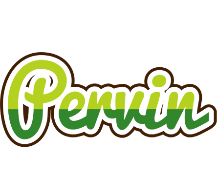 Pervin golfing logo