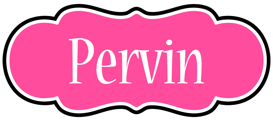 Pervin invitation logo