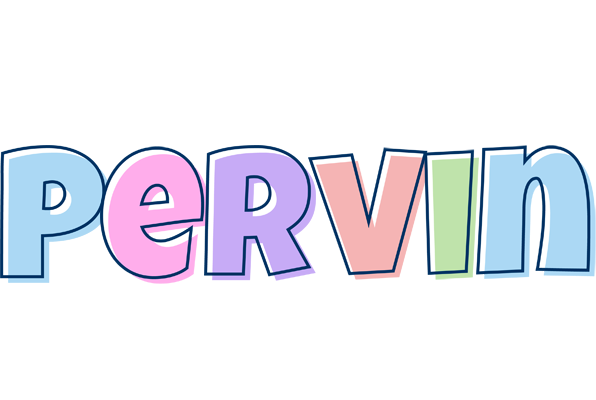 Pervin pastel logo