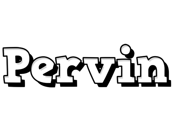 Pervin snowing logo