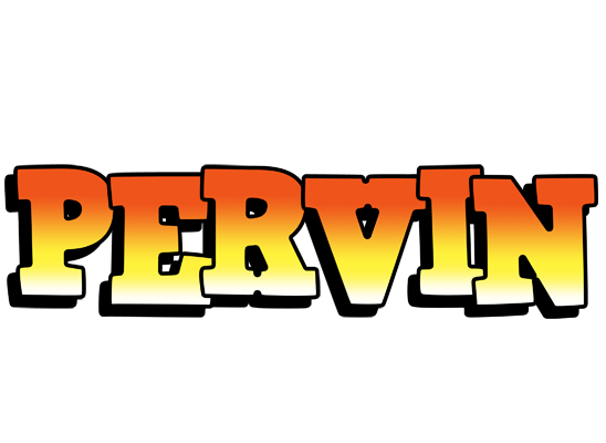 Pervin sunset logo
