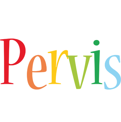 Pervis birthday logo