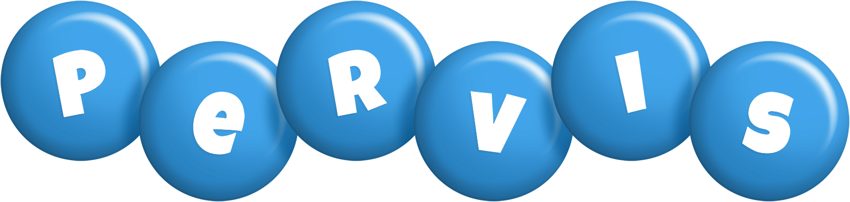 Pervis candy-blue logo
