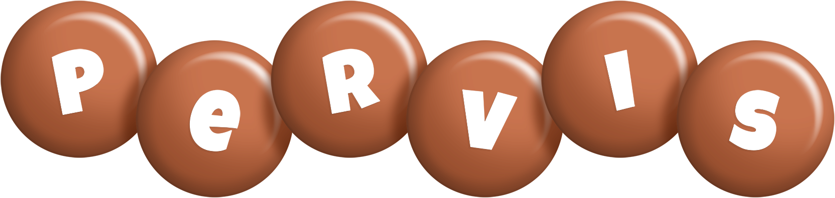 Pervis candy-brown logo
