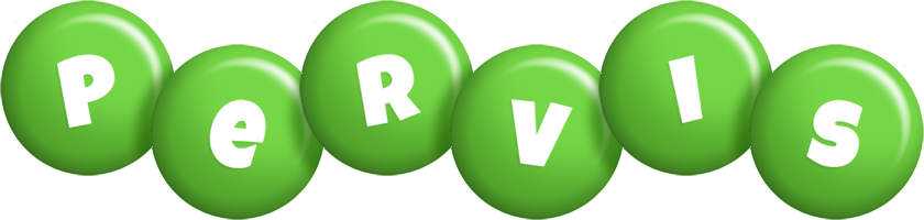 Pervis candy-green logo