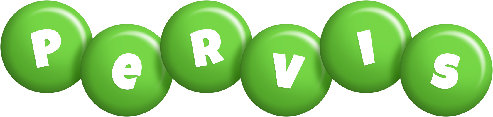 Pervis candy-green logo