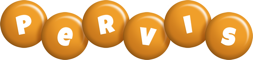 Pervis candy-orange logo