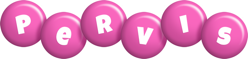 Pervis candy-pink logo