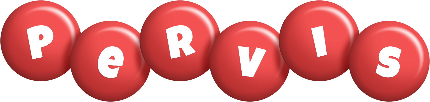 Pervis candy-red logo