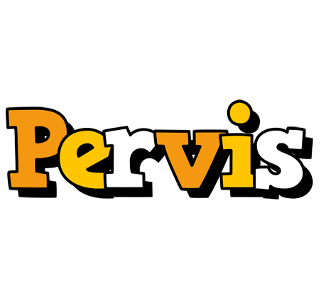 Pervis cartoon logo