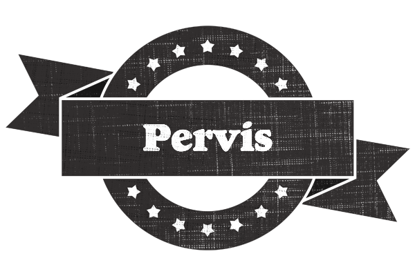 Pervis grunge logo