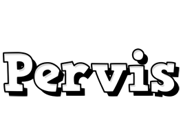 Pervis snowing logo