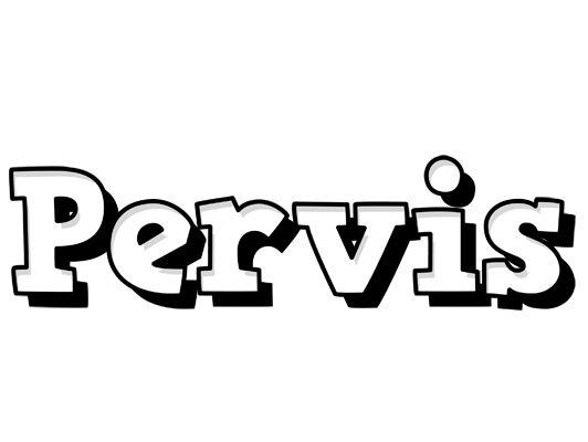 Pervis snowing logo