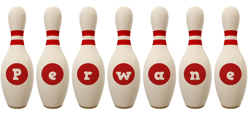 Perwane bowling-pin logo