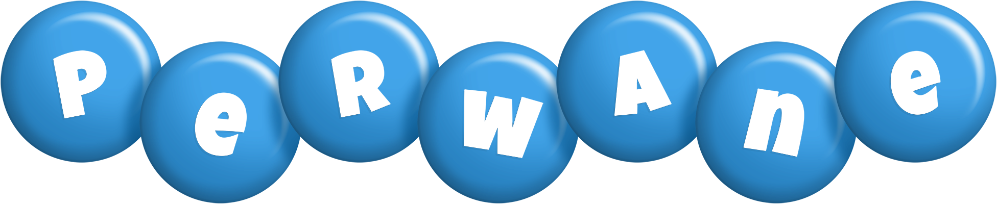 Perwane candy-blue logo