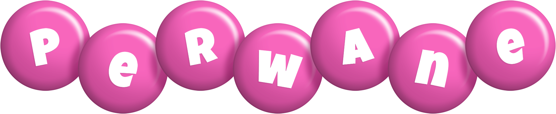 Perwane candy-pink logo
