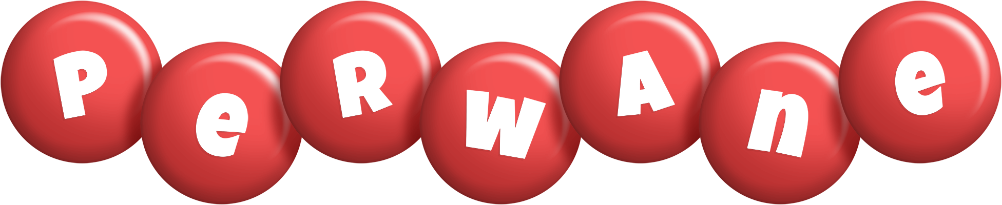 Perwane candy-red logo