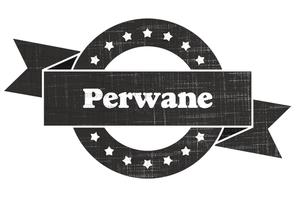 Perwane grunge logo