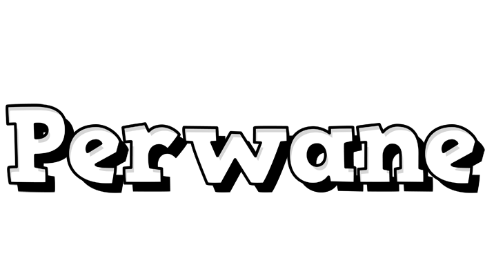 Perwane snowing logo