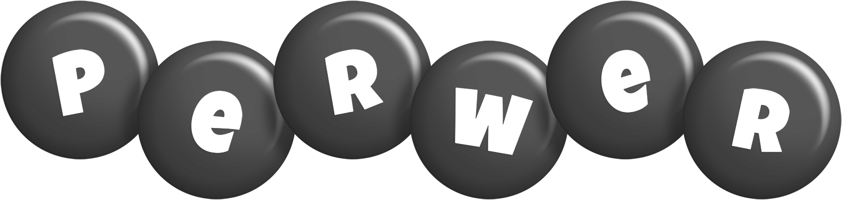 Perwer candy-black logo